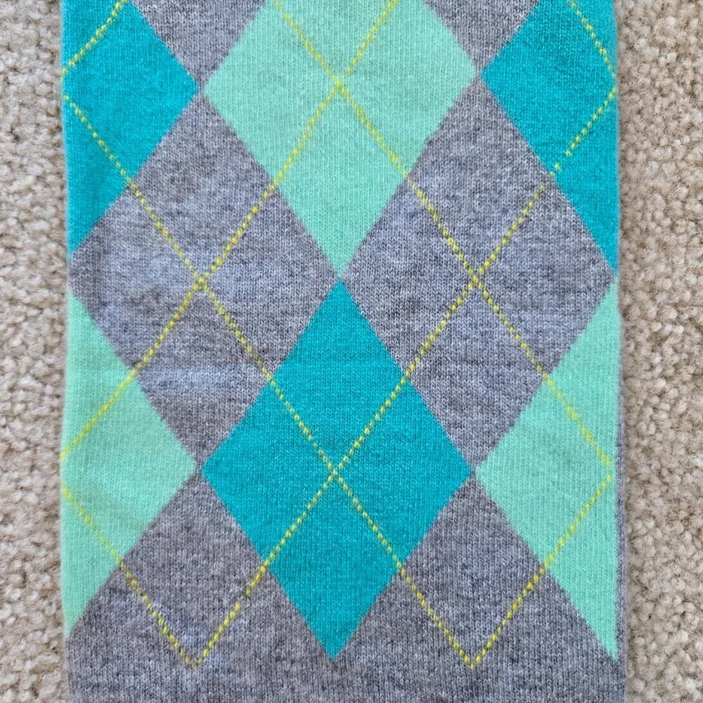 J. Crew Cashmere Argyle Scarf